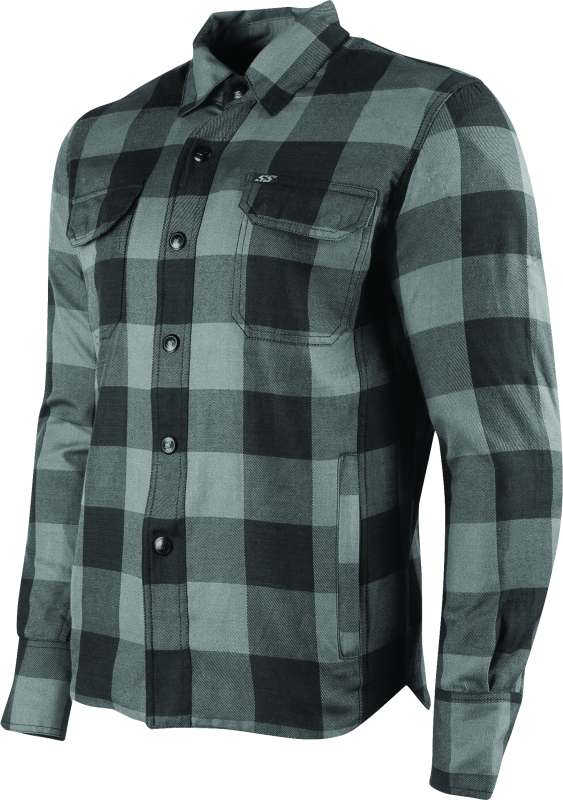 Speed and Strength True Grit 2.0 Armored Moto Shirt Grey - 3XL