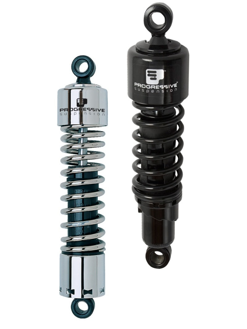 Progressive Harley-Davidson 412 Series Shocks 12.5in - Black