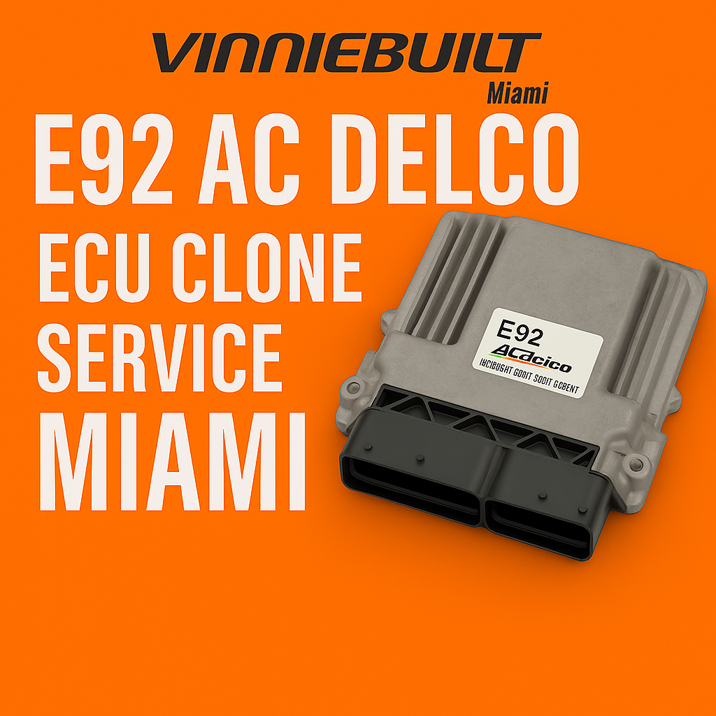 E92 AC Delco ECU Clone Service