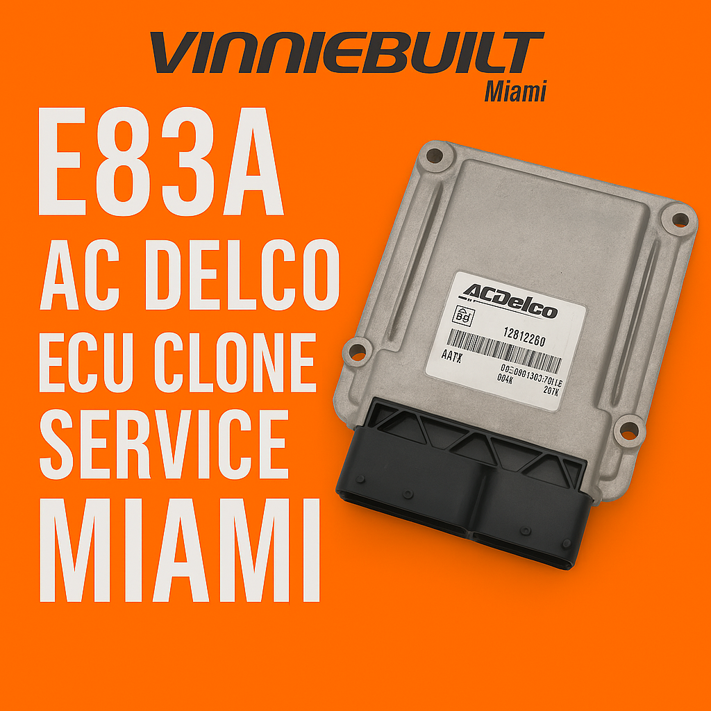 E83A AC Delco ECU Clone Service