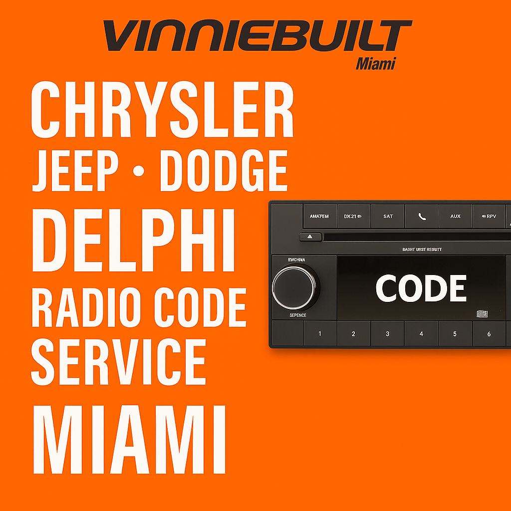 Chrysler Jeep Dodge Radio Code Service – Delphi