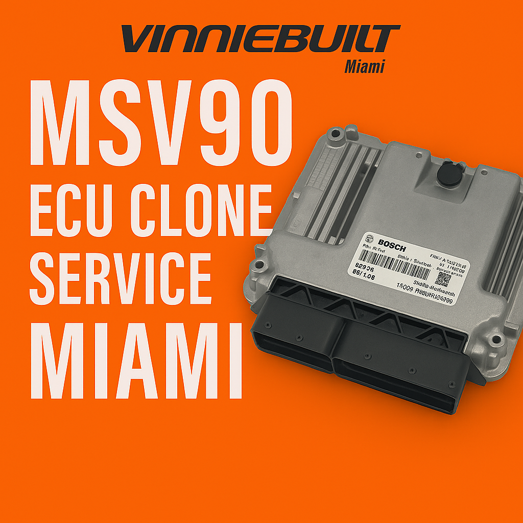 MSV90 ECU Clone Service