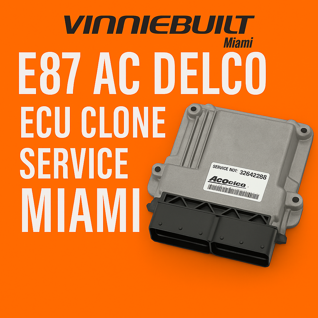 E87 AC Delco ECU Clone Service