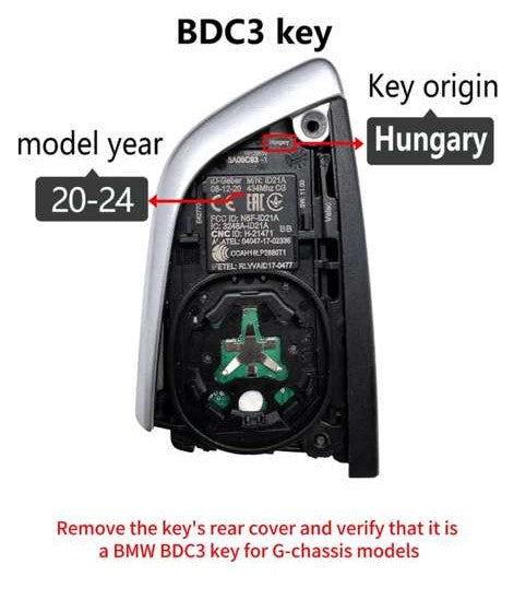 BMW BDC3 Key Clone Service | Copy Your Existing Smart Key