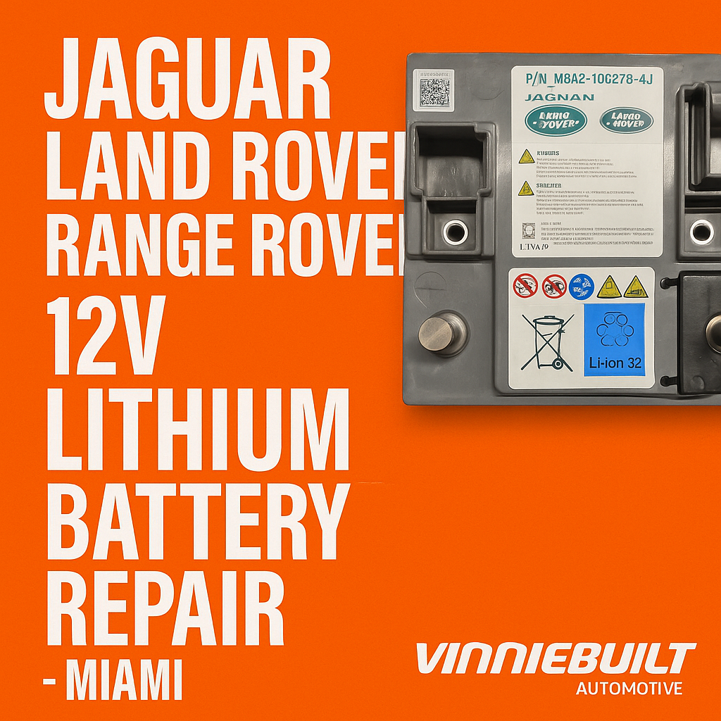 Jaguar Land Rover Range Rover 12V Lithium Battery Repair Service – P/N M8A2-10C679-AJ
