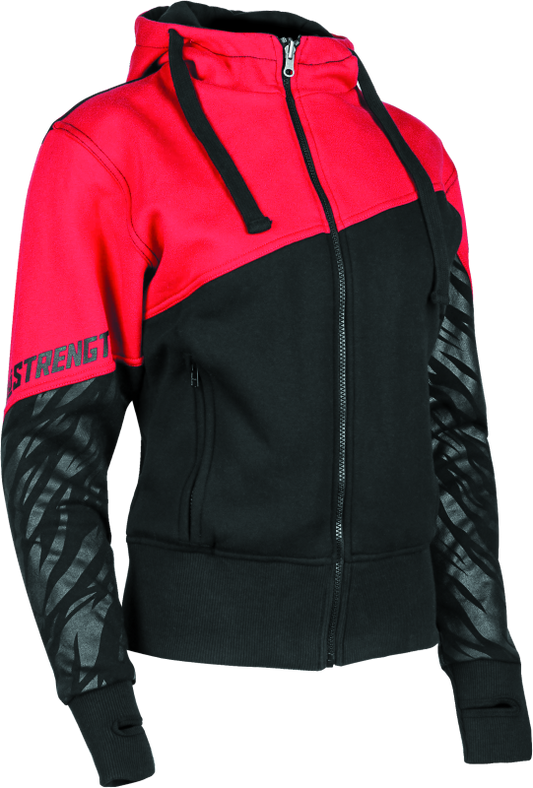 Speed and Strength Cat Outa Hell Hoody Red/Black Womens - 3XL