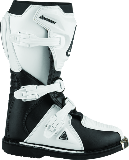 Answer AR1 Boot Black/White Youth Size - 1