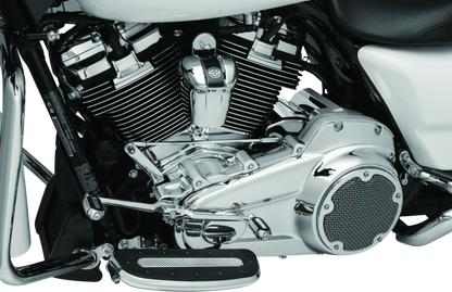 Kuryakyn 17-Up Touring Models Cylinder Base Cover - Chrome