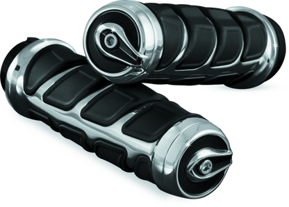 Kuryakyn Kinetic Grips Dual Cable Chrome
