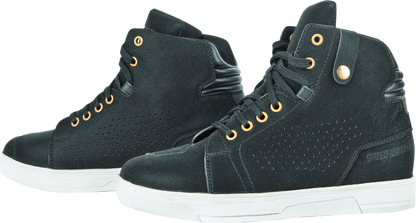 Speed and Strength Mad Dash Leather Shoes Black/White Womens Size - 6