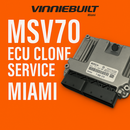 MSV70 ECU Clone Service