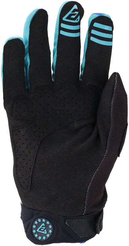 Answer Peak Flo Gloves Black/Blue/White - Large