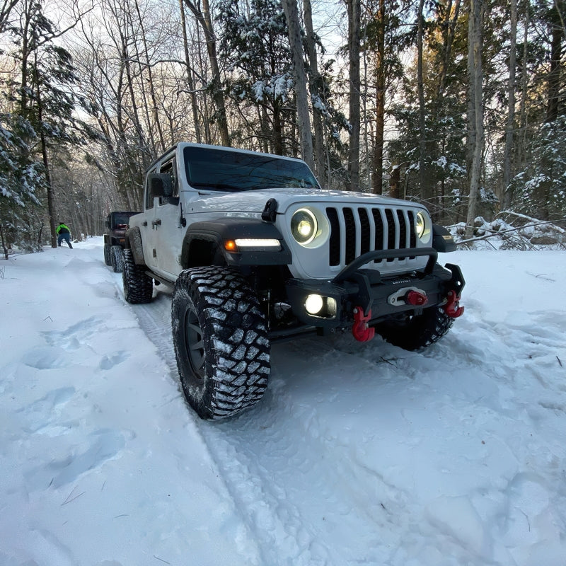 Oracle Jeep JL/Gladiator JT Oculus Bi-LED Projector Headlights - Amber/White Switchback
