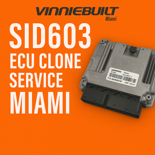 SID603 ECU Clone Service