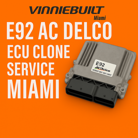 E92 AC Delco ECU Clone Service