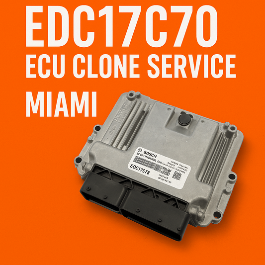 EDC17C70 ECU Clone Service