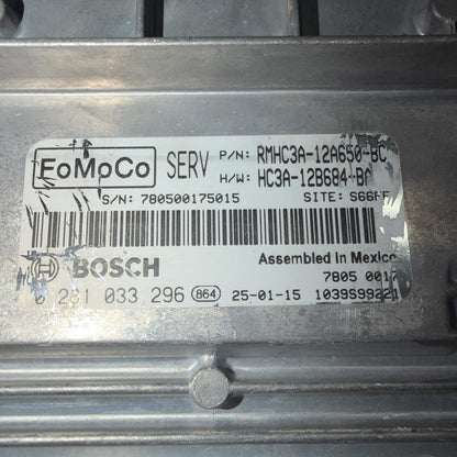 17 - 2019 Ford F350 F250 6.7L Engine Control Unit HC3A-12B684-BA1