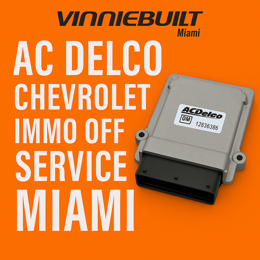 AC Delco Chevrolet IMMO Off Service
