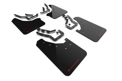 Rally Armor 24-26 Toyota Tacoma Gen 4 Black UR Mud Flap w/Red Logo