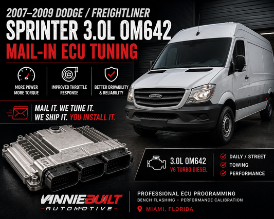 2007–2009 Dodge / Freightliner Sprinter 3.0L OM642 Mail-In ECU Tuning