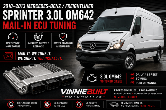2010–2013 Mercedes-Benz / Freightliner Sprinter 3.0L OM642 Mail-In ECU Tuning
