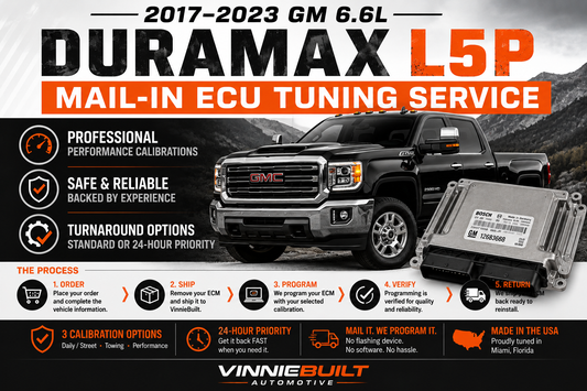 2017–2023 GM 6.6L Duramax L5P Mail-In ECU Tuning Service