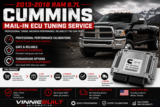 2013–2018 RAM 6.7L Cummins Mail-In ECU Tuning Service