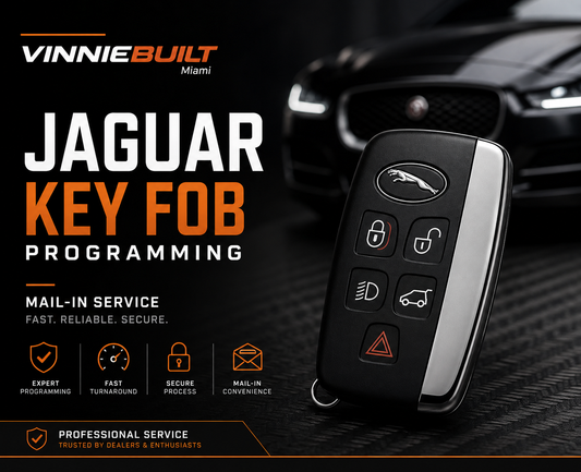 2012-2019 Jaguar Key Fob + Programming Service