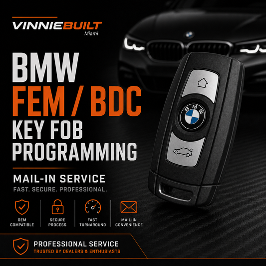 2014-2017 BMW FEM/BDC Key Fob + Programming Service