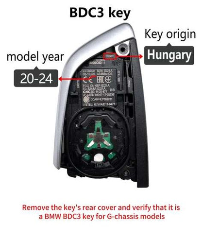 BMW BDC3 Key Clone Service | Copy Your Existing Smart Key