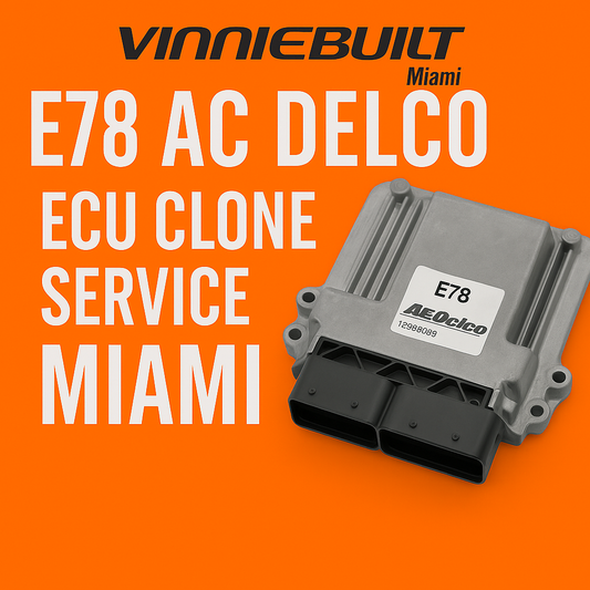 E78 AC Delco ECU Clone Service