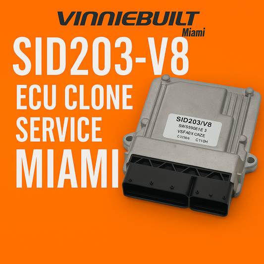 SID203-V8 ECU Clone Service