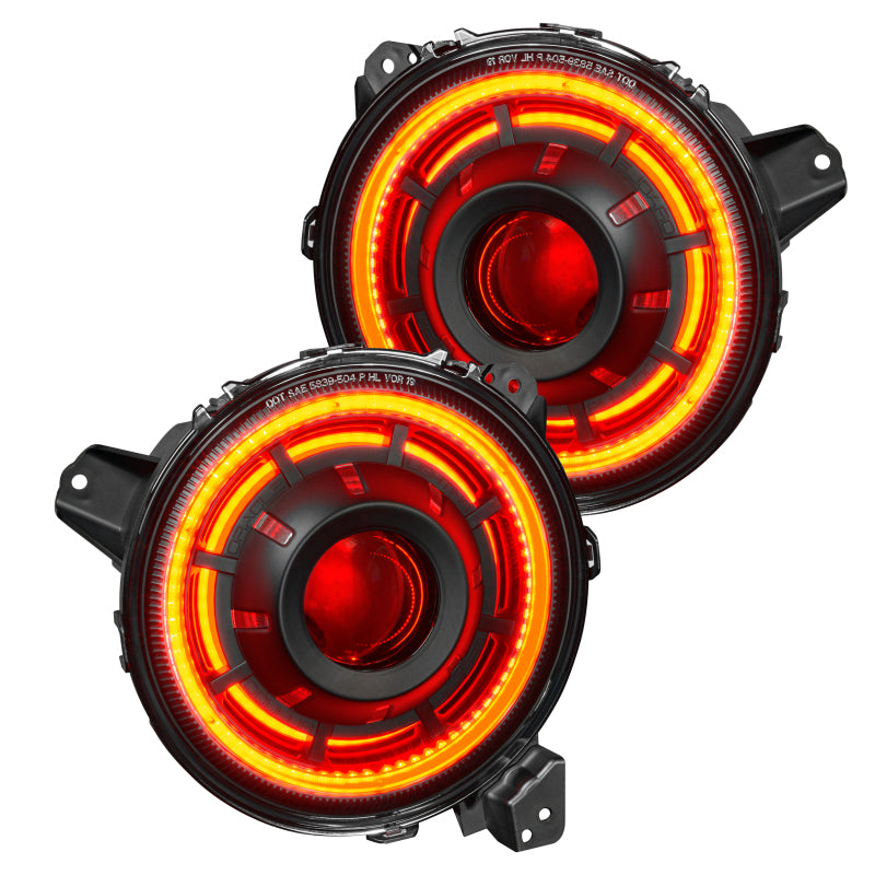 Oracle Oculus Bi-LED Projector Headlights for Jeep JL/Gladiator JT - w/ BC1 Controller