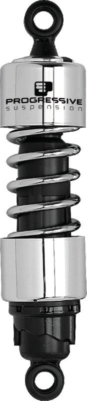 Progressive Harley-Davidson 412 Series Shocks 12.0in - Chrome