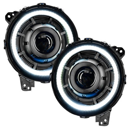 Oracle Oculus Bi-LED Projector Headlights for Jeep JL/Gladiator JT - Matte Blk - 5500K