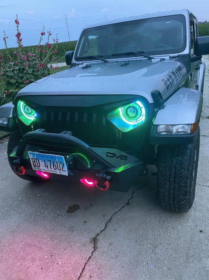 Oracle Oculus Bi-LED Projector Headlights for Jeep JL/Gladiator JT - w/ BC1 Controller