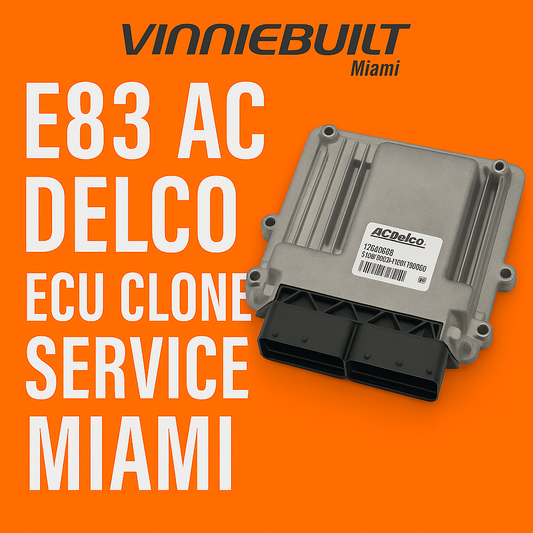 E83 AC Delco ECU Clone Service