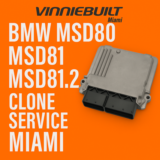 BMW MSD80 / MSD81 / MSD81.2 ECU Clone Service