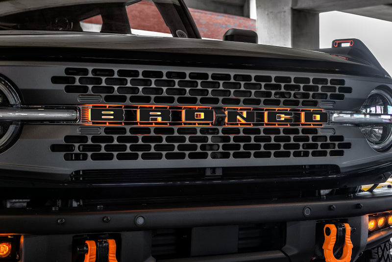 ORACLE Lighting Universal Illuminated LED Letter Badges - Matte Blk Surface Finish - B