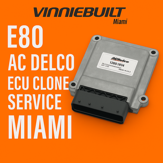 E80 AC Delco ECU Clone Service
