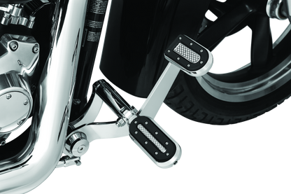 Kuryakyn Heavy Industry Brake Pedal Pad FX Models Chrome