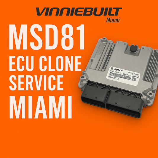MSD81 ECU Clone Service