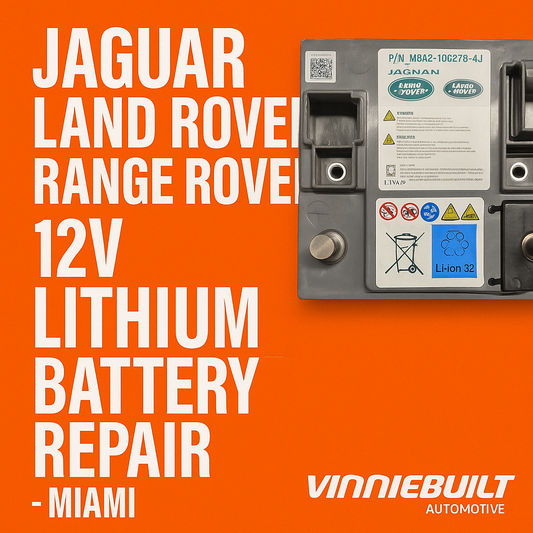 Jaguar Land Rover Range Rover 12V Lithium Battery Repair Service – P/N M8A2-10C679-AJ