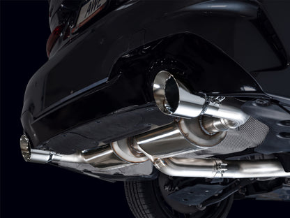 AWE Tuning 19-23 BMW 330i / 21-23 BMW 430i Base G2X Touring Axle-Back Exhaust - Chrome Silver