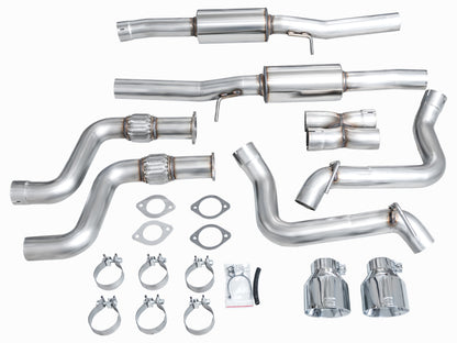 AWE Tuning 2023 Nissan Z RZ34 RWD Track Edition Cat-Back Exhaust System w/ Chrome Silver Tips