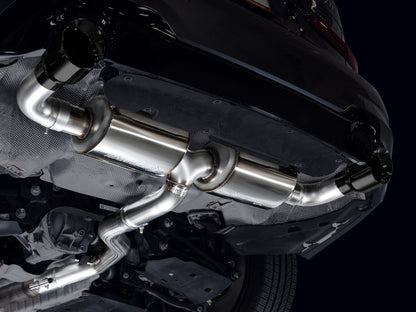 AWE 19-23 BMW 330i / 21-23 BMW 430i Base G2X Touring (Excl. Conv) Axle-Back Exhaust - Diamond Black