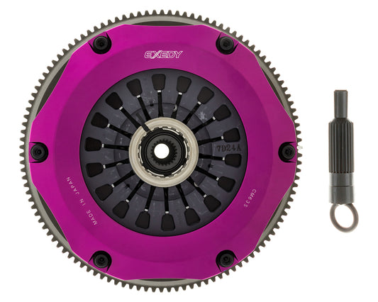 Exedy 96-06 Mitsubishi Evo 4-9 4G63T 2.0L Twin-Organic Stage 5 Clutch Kit (RACING USE ONLY)