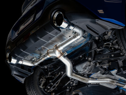 AWE Tuning Subaru BRZ/ Toyota GR86/ Toyota 86 Track Edition Cat-Back Exhaust- Chrome Silver Tips