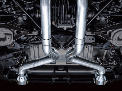 AWE Tuning 2023 Nissan Z RZ34 RWD Track Edition Cat-Back Exhaust System w/ Chrome Silver Tips