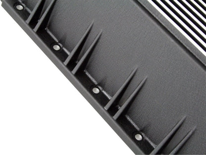 aFe Transmission Pan (Black); Ford Diesel Trucks 03-10 V8-6.0/6.4L (td)